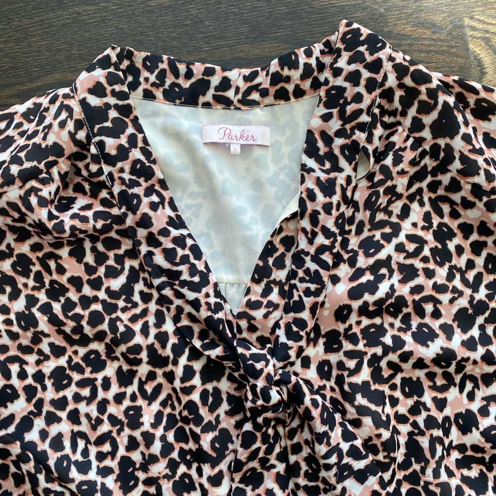 Parker Longsleeve Patterned Dress
